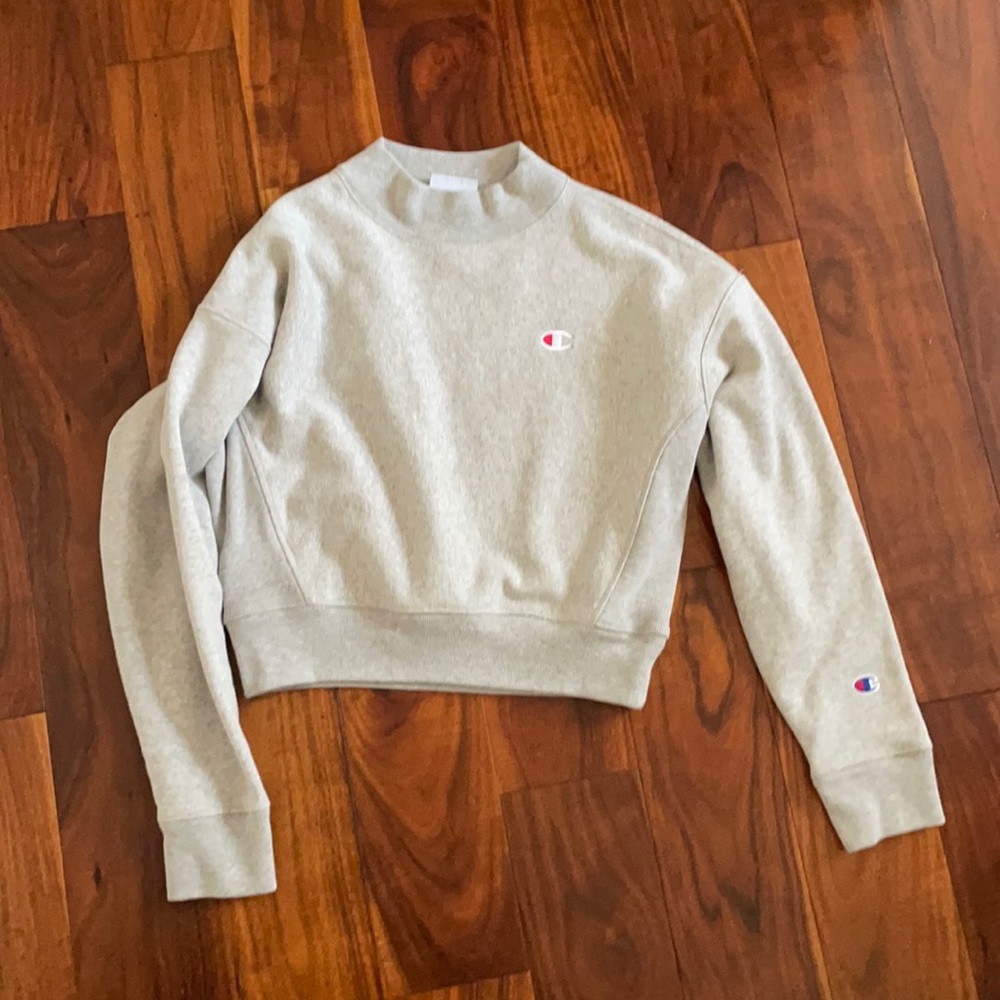 rare cropped champion turtle neck